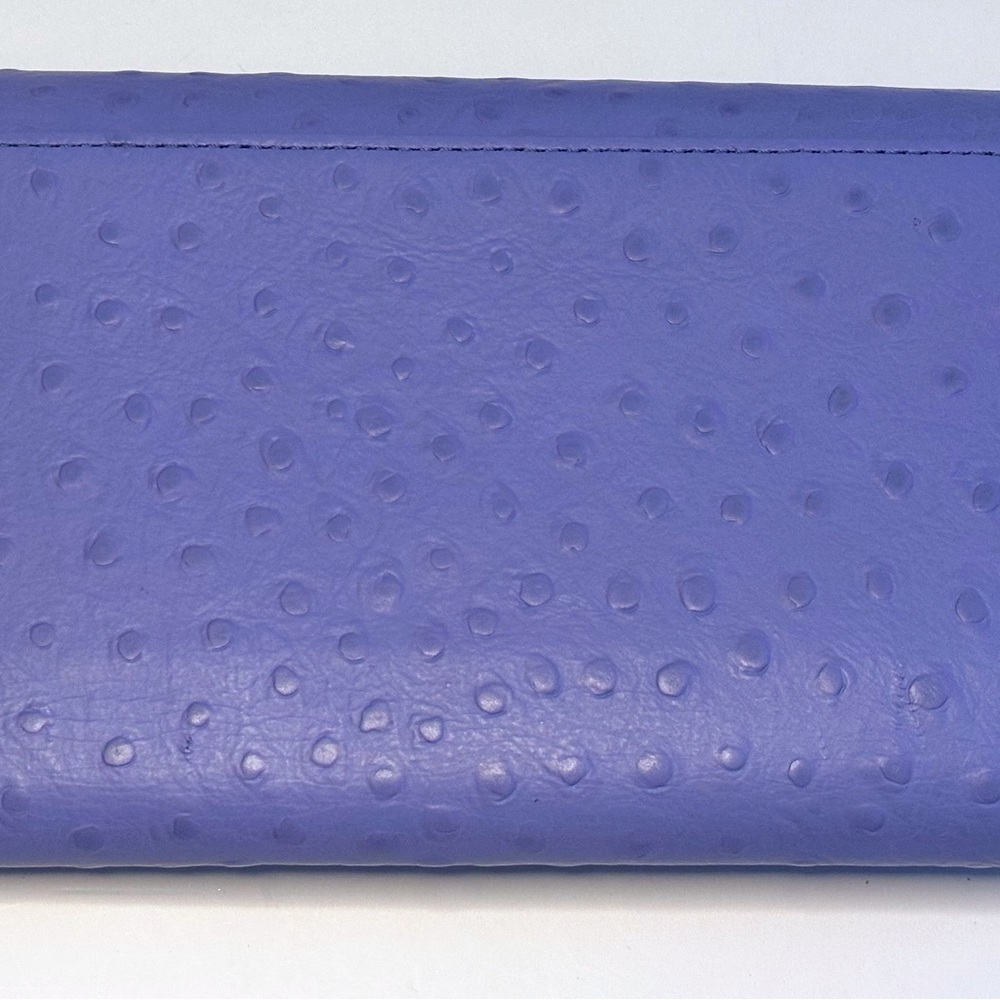 Kate Spade Trifold Wallet - Purple - Ostrich Texture Leather - Picture 11 of 11